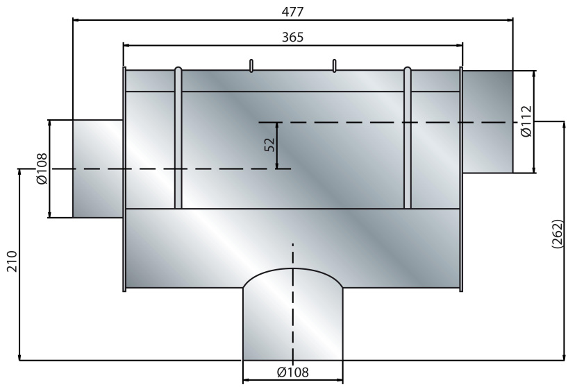 WISY LineAR 100 - V2A - dimensions