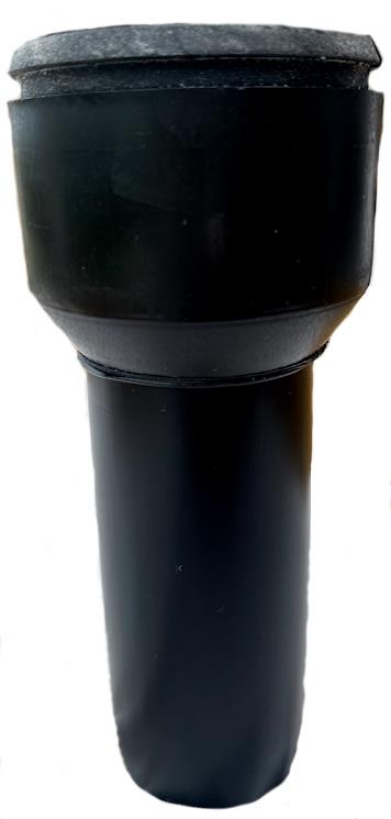 URIMAT adatpter placed vertically into the NRV 2.0 non-return valve