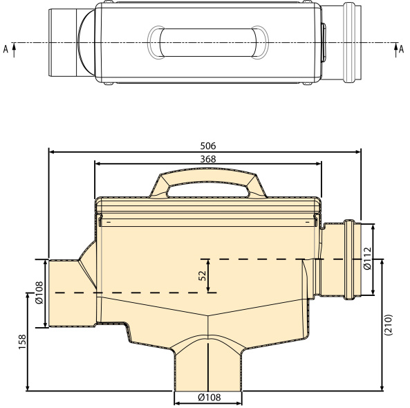 WISY LineAr 100 Dimensions
