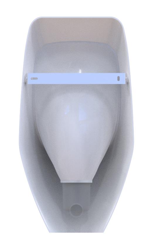 URIMAT eco waterless urinal | back view