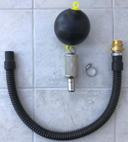WISY Coarse Floating Suction Filter - SAGF with 1¼" flexible hose