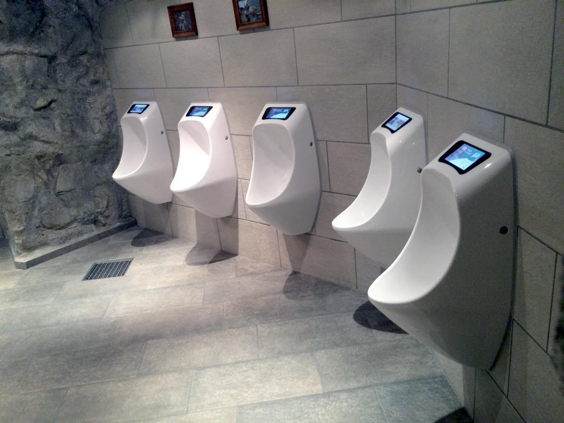 URIMAT ecovideo waterless urinals