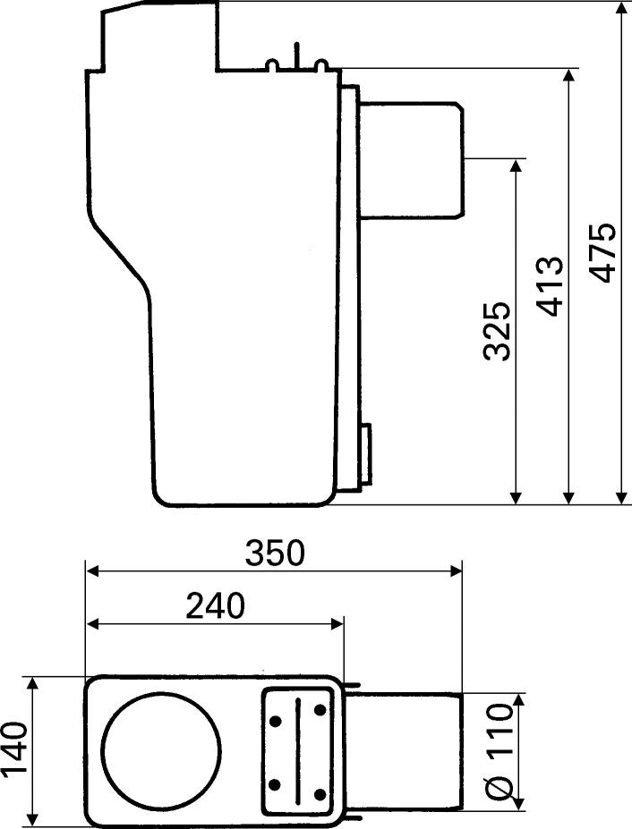 WISY Multisiphon | dimensions (mm)
