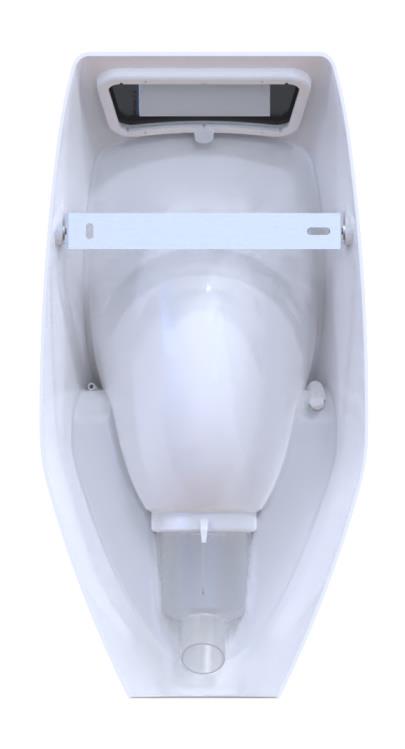 URIMAT compactplus waterless urinal | back view
